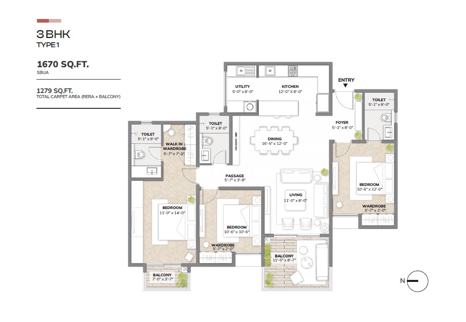 Image of floor and plan